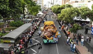 Imagen de referencia sobre el Desfile de la Cultura de la Feria Bonita de Bucaramanga en 2022.