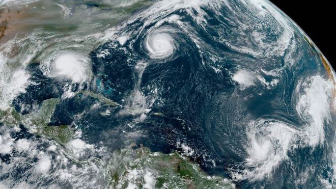 Desde 1971 no se registraban cinco ciclones tropicales activos al mismo tiempo.