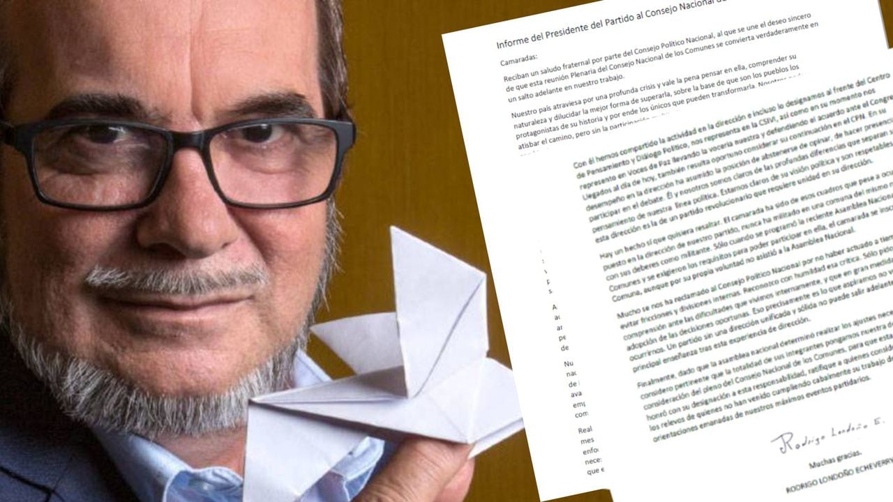 Rodrigo Londoño Timochenko envía documento al Partido Comunes, antes FARC