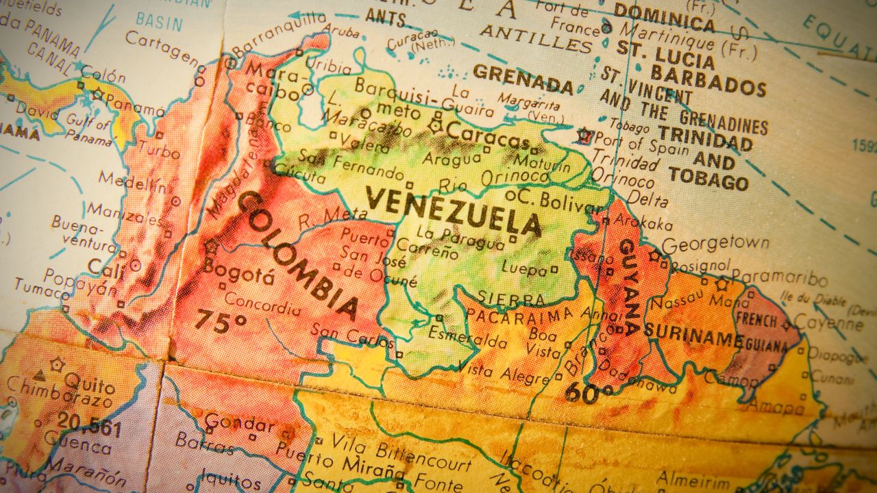 América Latina - Colombia - Mapamundi