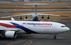Avión de Malaysia Airlines (Photo by Greg Wood - Pool/Getty Images)