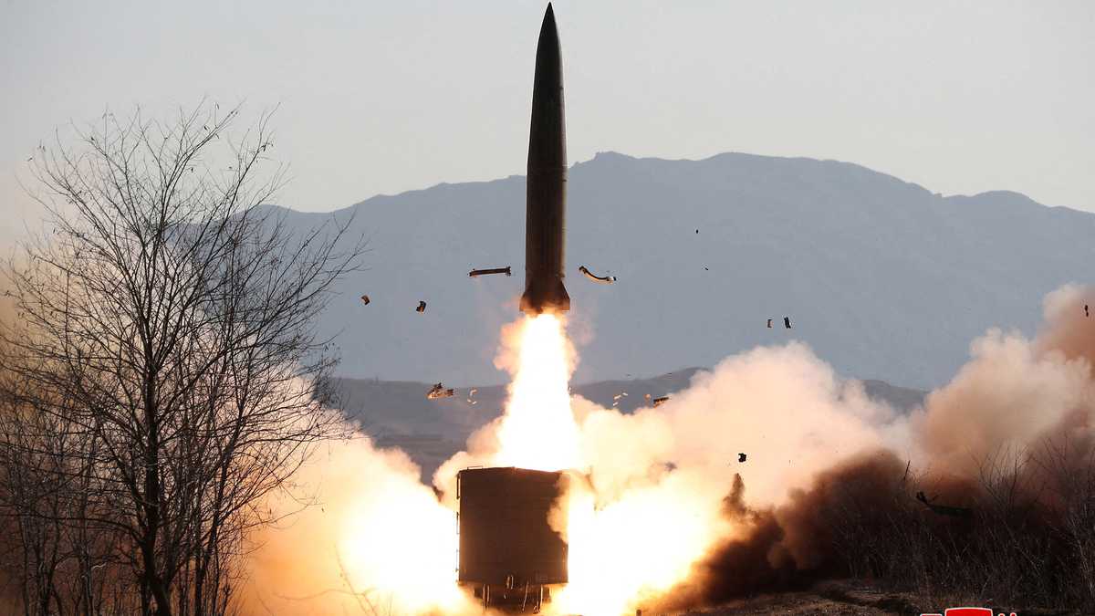 North Korea used railway-born missile