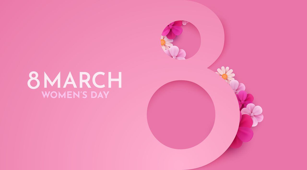 El día de la mujer se celebra el 8 de marzo.