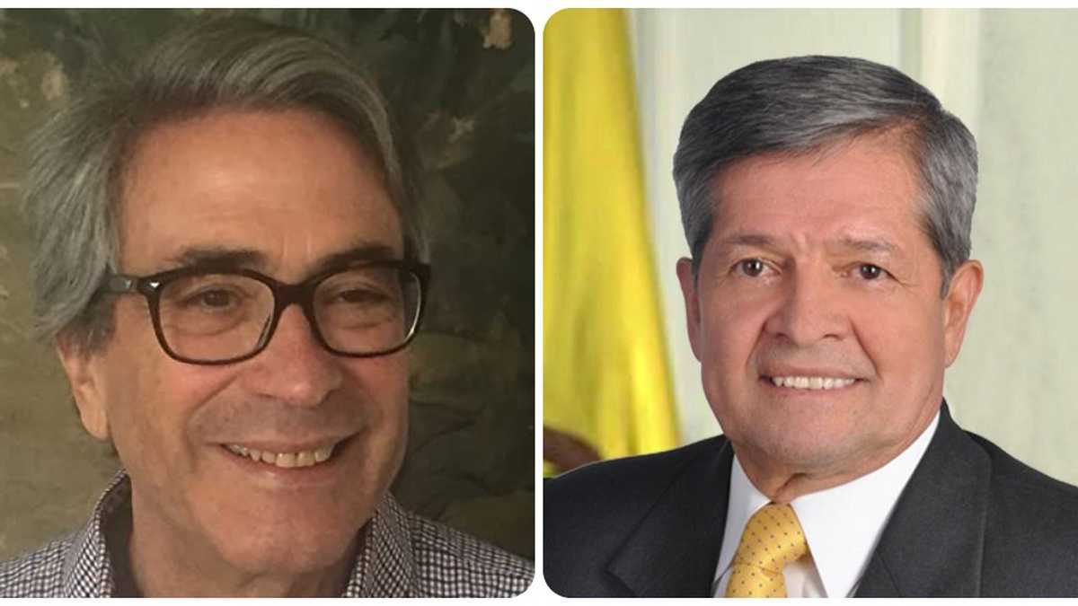 Jorge Ospina Sardi y el general (r) Gustavo Rincón