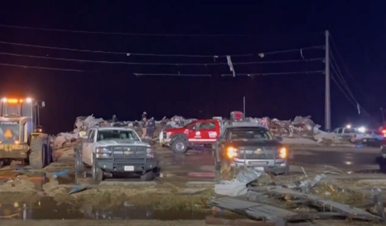 Devastación y muerte dejó un paso de un tornado en Matador, Texas