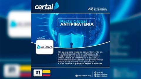 Colombia firma pacto gobal antipirateria.