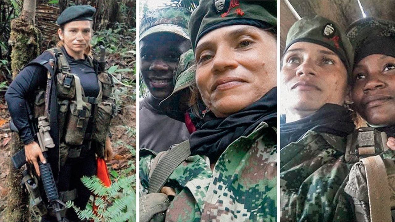 Estas son imágenes obtenidas por SEMANA sobre alias la Abuela, la curtida guerrillera que reemplazó al comandante Uriel, quien murió durante una operación militar. 