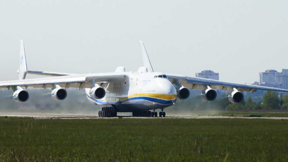 El An-225 fue destruido por Rusia.