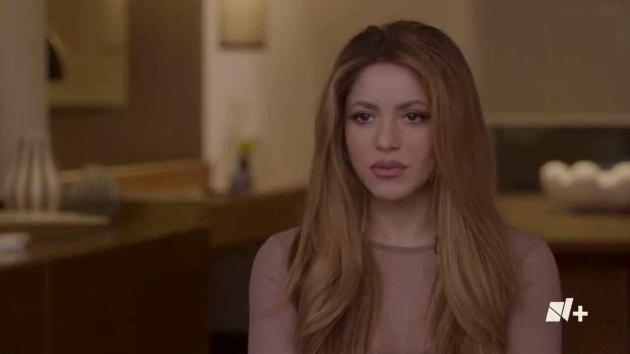 Shakira en entrevista en el Canal de las Estrellas.