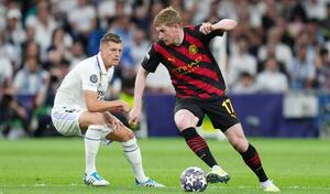 Real Madrid y Manchester City jugaron la primera semifinal de UCL en suelo español.
