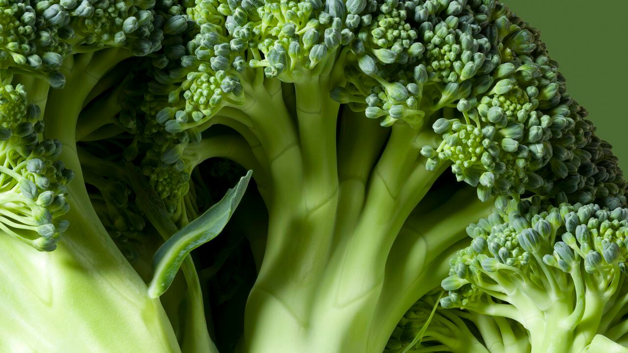 El brócoli tiene pocas calorías.