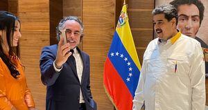 El segundo encuentro entre Armando Benedetti y Nicolás Maduro.