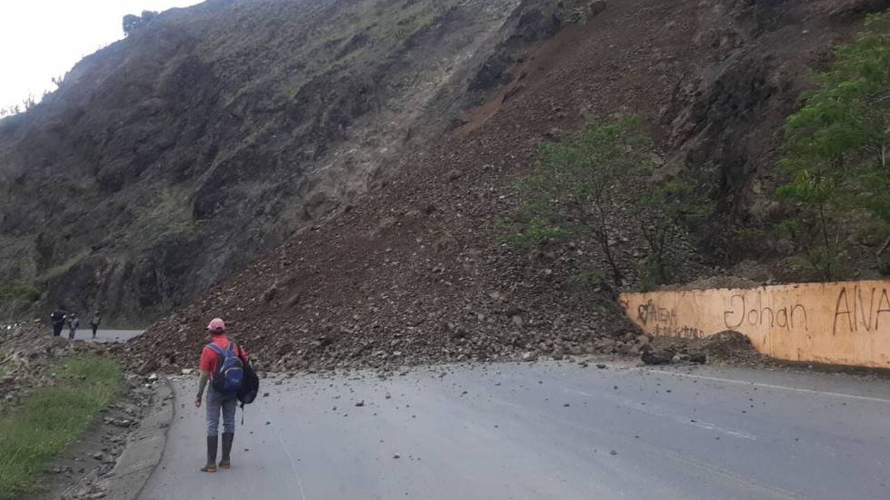 Hay cierre total de la vía Dagua-Loboguerrero, en el Valle.