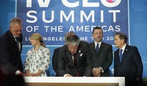 El presidente de Ecuador, Guillermo Lasso, se encuentra en la Cumbre de las Américas que se celebra en Estados Unidos