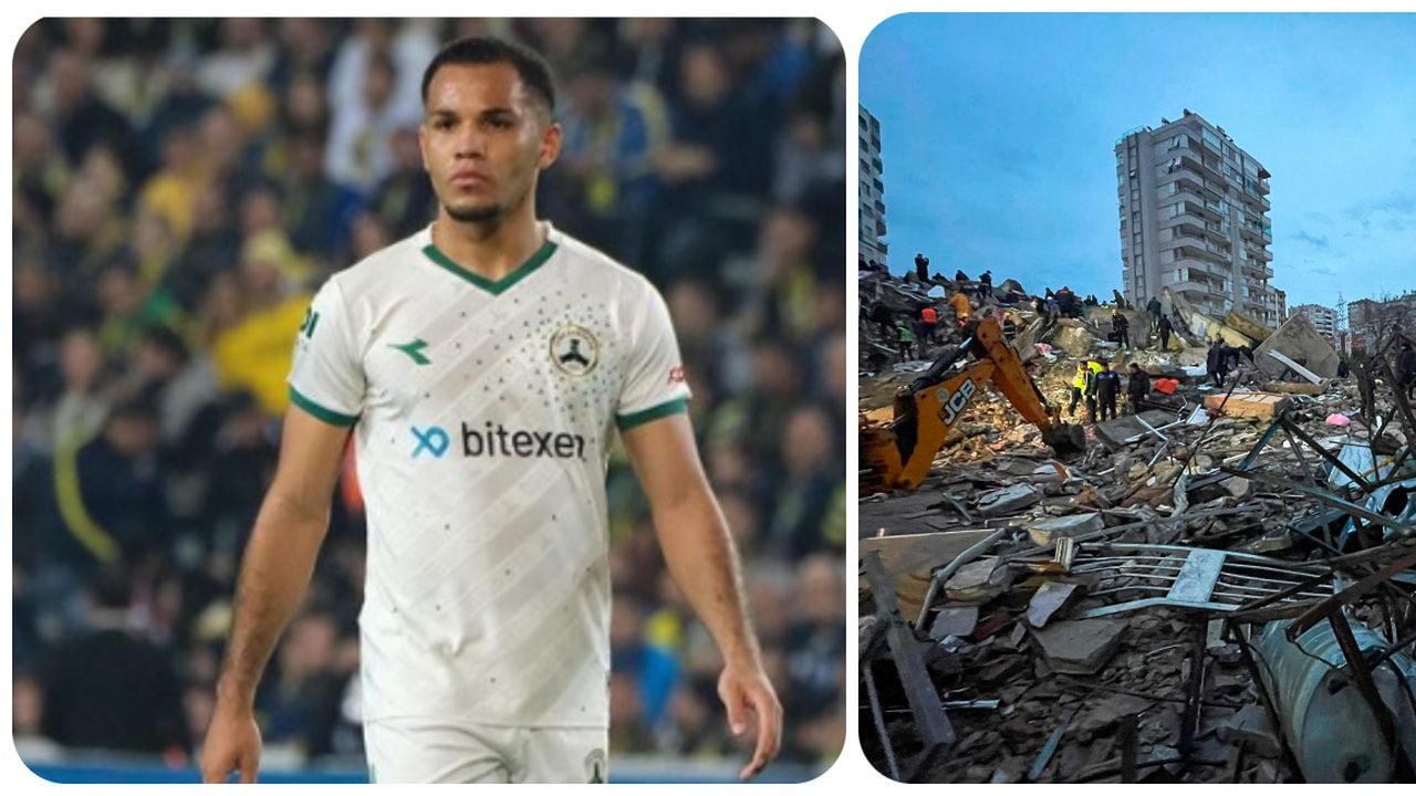 Robert Mejía, jugador de fútbol en Turquía, habla con SEMANA del devastador terremoto del 6 de febrero de 2023