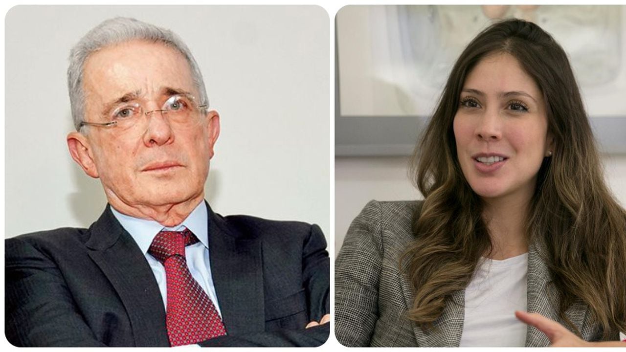Álvaro Uribe y Diana Osorio.