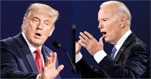 Donald Trump y Joe Biden