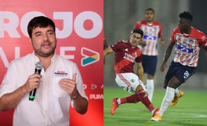 Jaime Pumarejo envuelto en polémica tras el juego entre Junior y River.