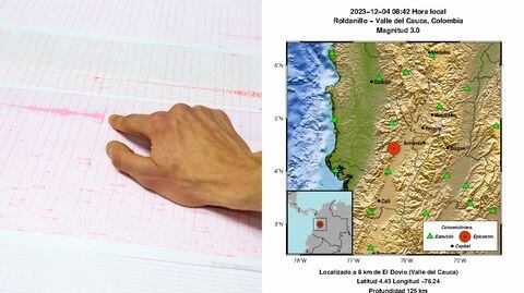 Alerta sísmica: detalles impactantes del temblor en el Valle del Cauca