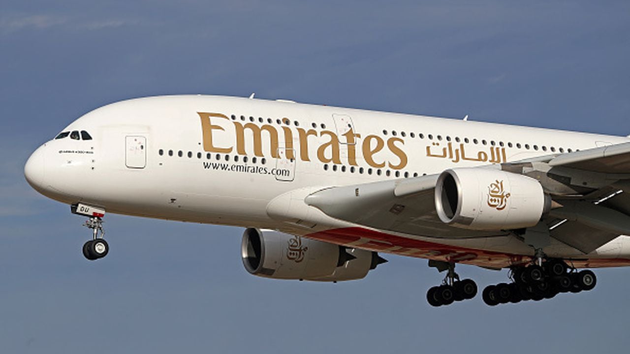 Avión de Emirates Airlines.