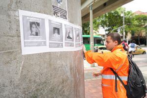 Búsqueda de desaparecidos en Medellín.