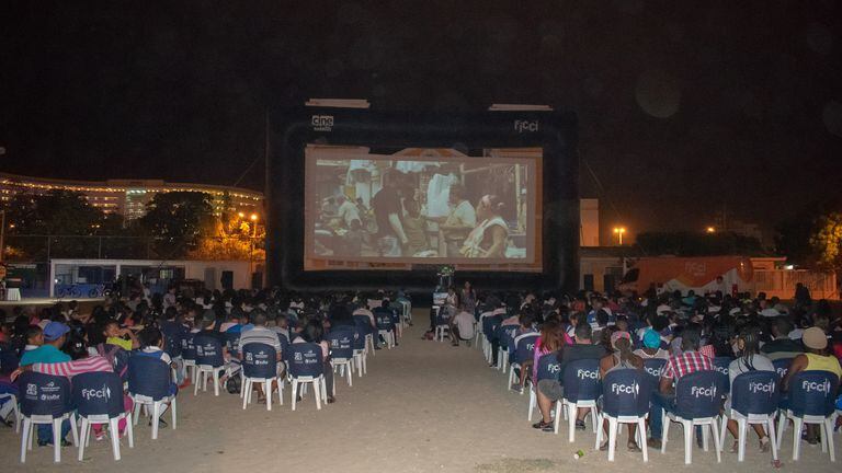 Cine en los Barrio de Cartagena