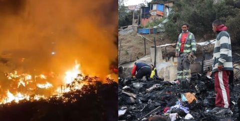 Incendio en Bogotá dejó varias familias afectadas