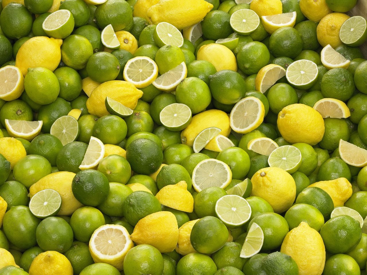 Lime And Lemon Background