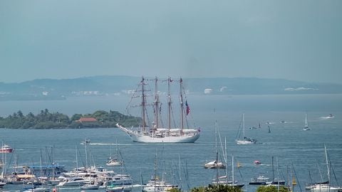 Llegada de veleros a Cartagena