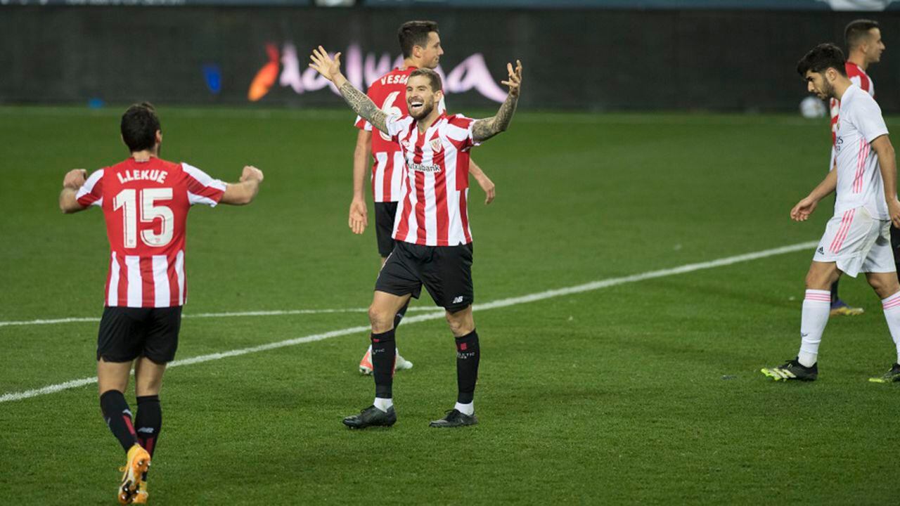 Athletic de Bilbao en la final de la Supercopa de España tras derrotar 2-1 frente al Real Madrid