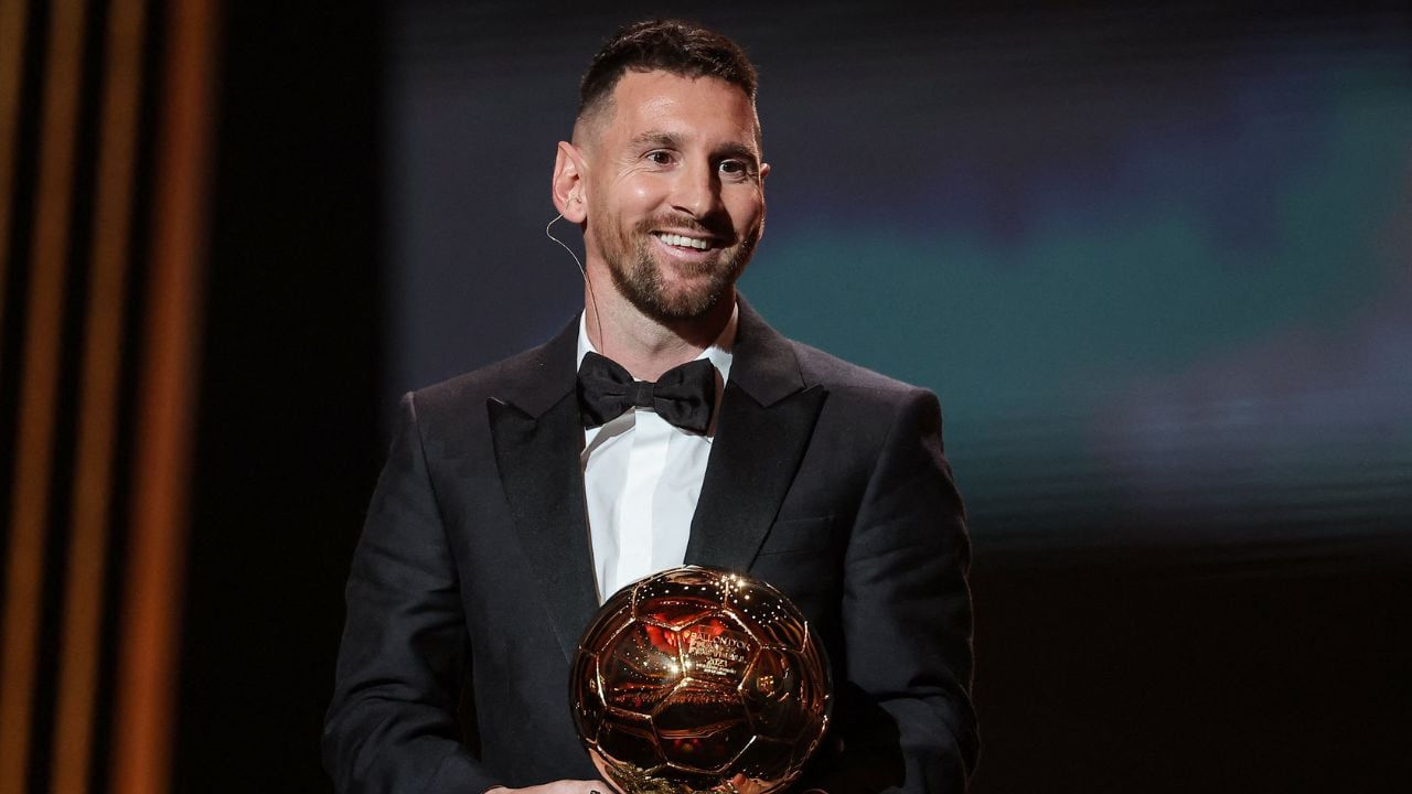 Por octava vez en su carrera, Messi se llevó el Balón de Oro
