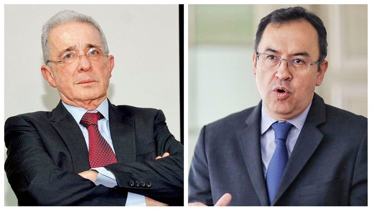 Álvaro Uribe y Alfonso Prada