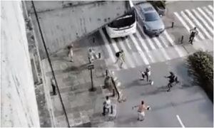 Pelea en el Palo Grande de Manizales entre hinchas del Once Caldas y Bucaramanga