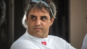 Juan Pablo Montoya, piloto colombiano de automovilismo