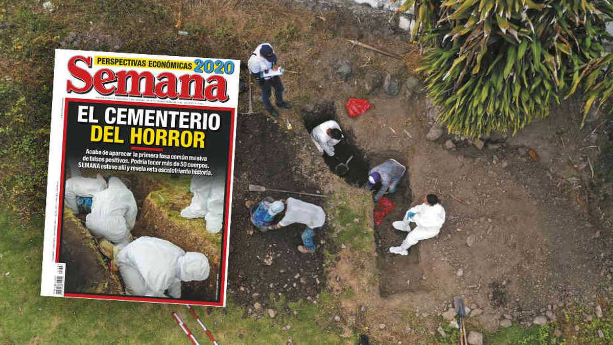 A lo largo de la semana pasada, los forenses desenterraron restos de nueve cuerpos del cementerio de Dabeiba, Antioquia.