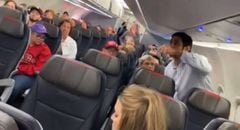 Los viajeros se mostraron preocupados por las declaraciones de un pasajero