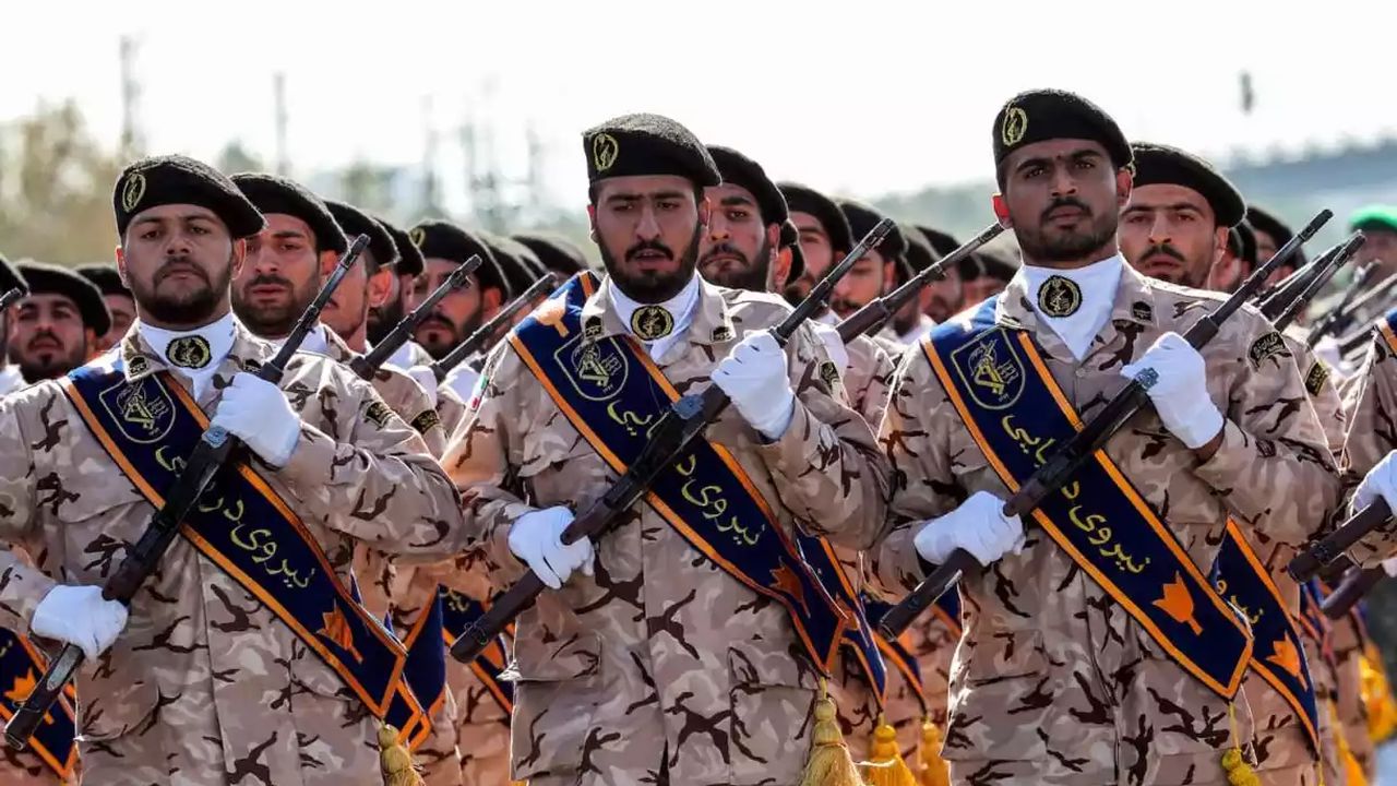 Miembros de la Guardia Revolucionaria Islámica