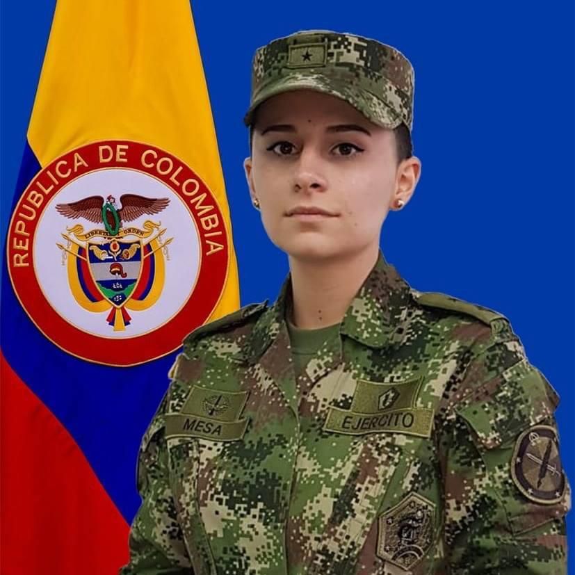 Teniente Luisa Mesa, padeció cáncer desde los 22 años, con el apoyo de Ejército Nacional y de su familia, ganó la batalla