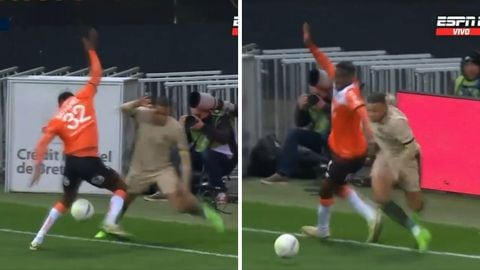Kylian Mbappé hizo una jugada que dejó sin respuesta a su rival