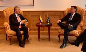 Duque agradeció a Bolsonaro por su respaldo tras el ataque del ELN en Bogotá.