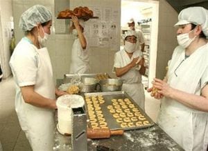 Un 27% de mujeres trabaja actualmente en panadería en el país.