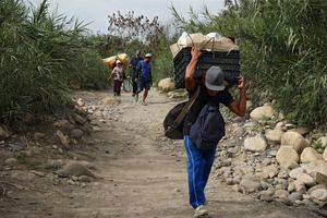 Paso por las trochas después de la Reapertura de la frontera de la zona metropolitana de Cúcuta con Venezuela