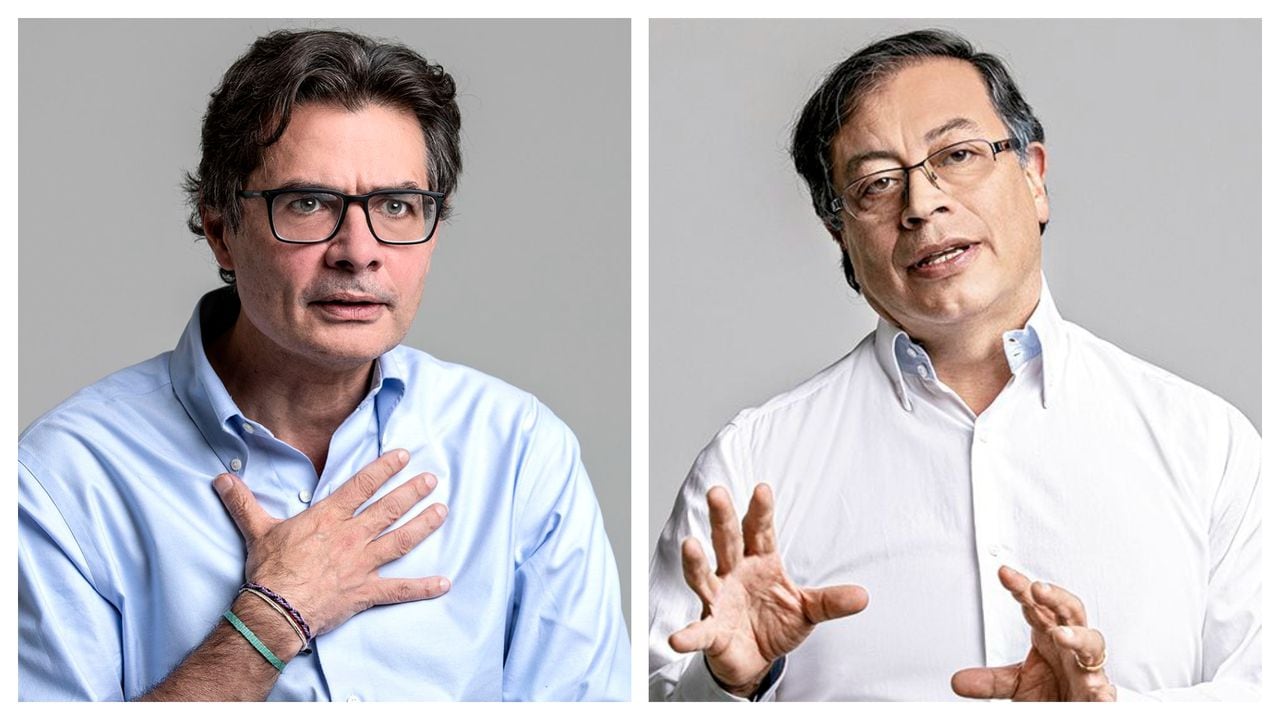 Alejandro Gaviria y Gustavo Petro.