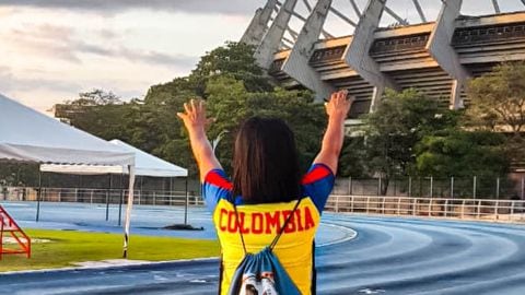 Nidia Cera representando a Colombia