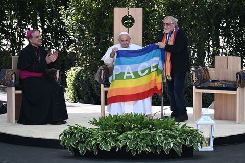 El papa Francisco en su visita a Verona.
