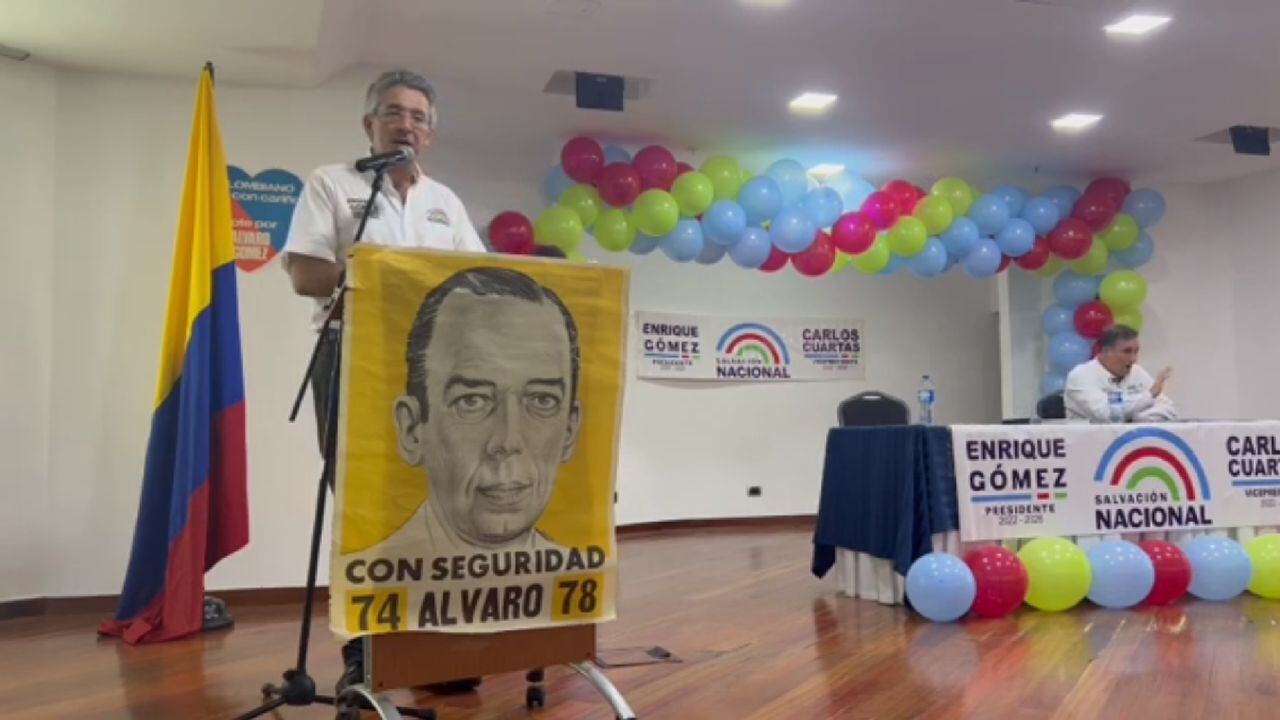 Enrique Gómez cierre de campaña política elecciones 2022