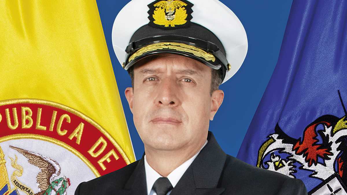 Francisco Hernando Cubides Granados Comandante de la Armada Nacional, vicealmirante