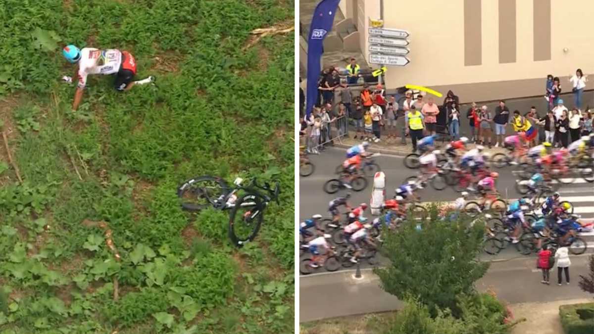 Las caídas fueron protagonistas de la etapa 6 en el Tour de Francia 2022