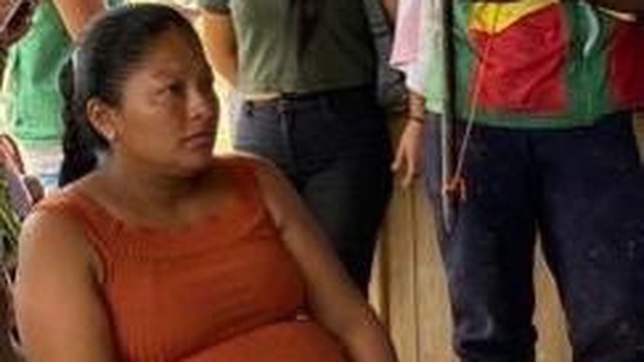 La lideresa indígena tenía seis meses de embarazo.
