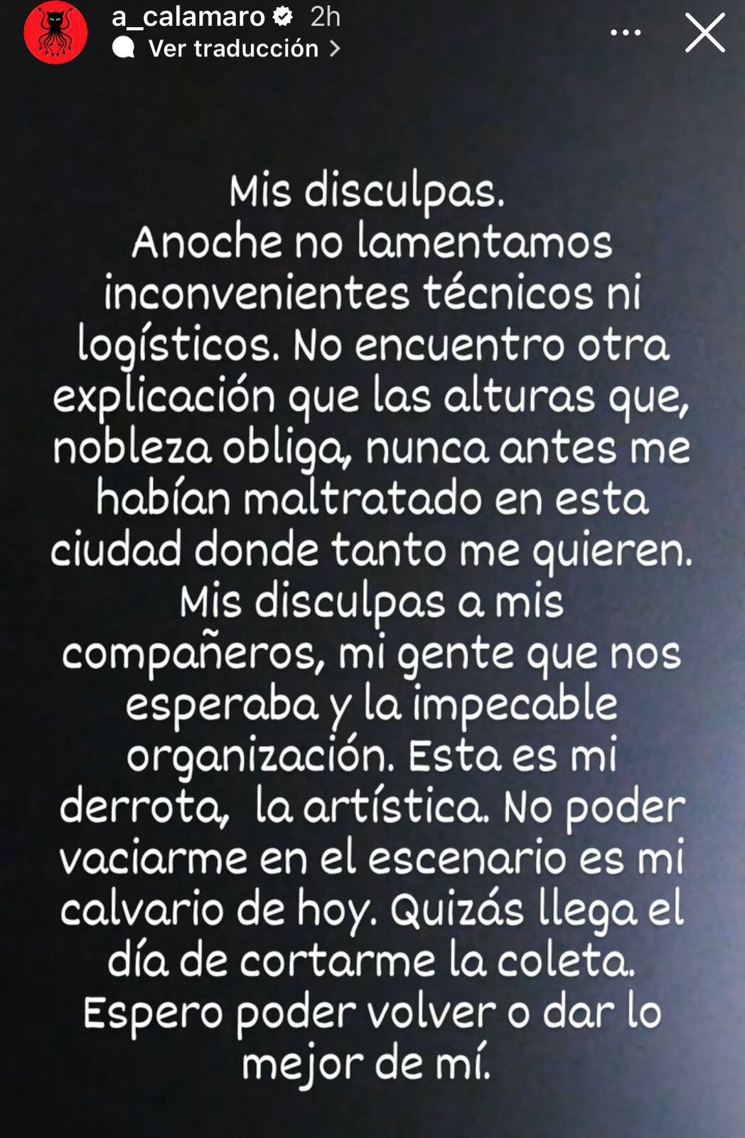 Andrés Calamaro va a tocar en Independiente? el INSÓLITO comunicado del club